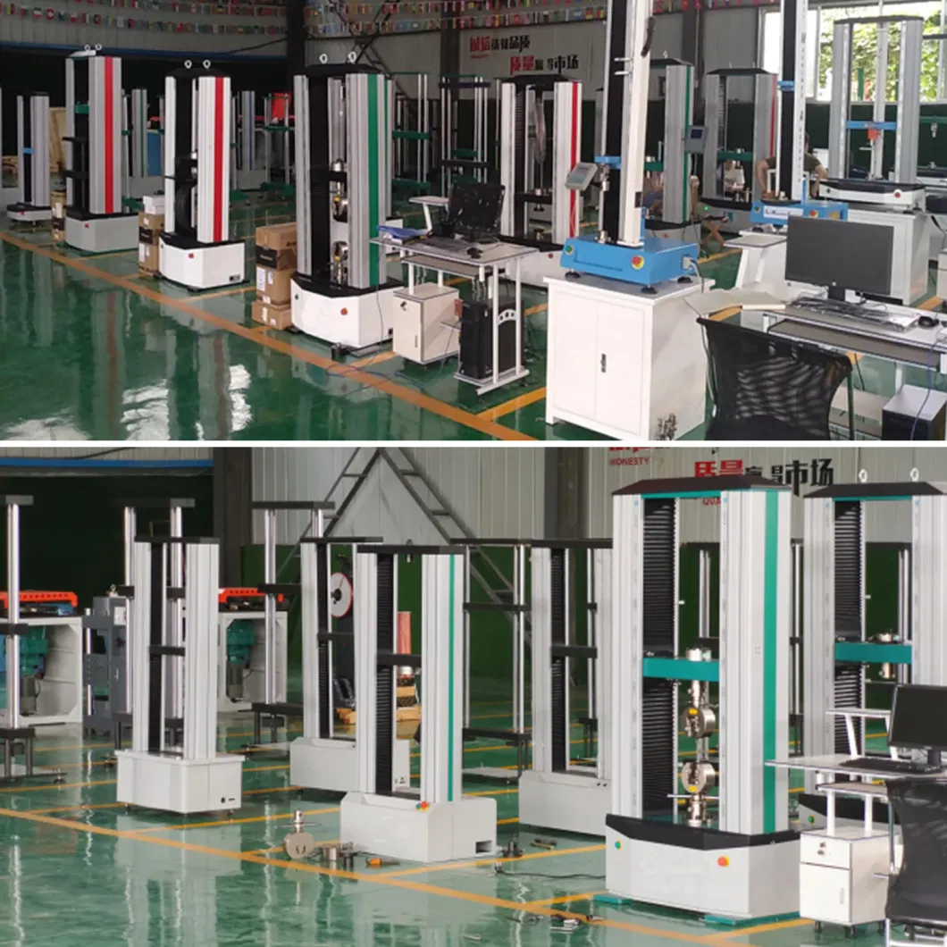Computerized Electromechanical Corrugated Clamping Fixtures Universal Testing Machine 30kn