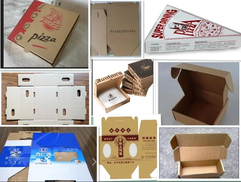 Cardboard Paper Board Cake Card Making Corrugated Box Die Cutting Machine