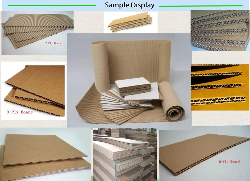 Card Paper Board Double Facer Corrugated Machine Manufacturer in China
