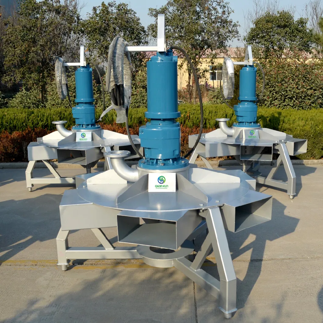 Diving Submersible Aerator Wastewater Treatment