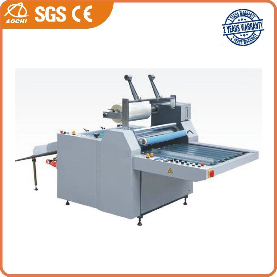 Semi Automatic Sheet to Sheet A4 PVC Card Laminator Paperboard Embossing Thermal Film Laminating Machine (SFML-1100)