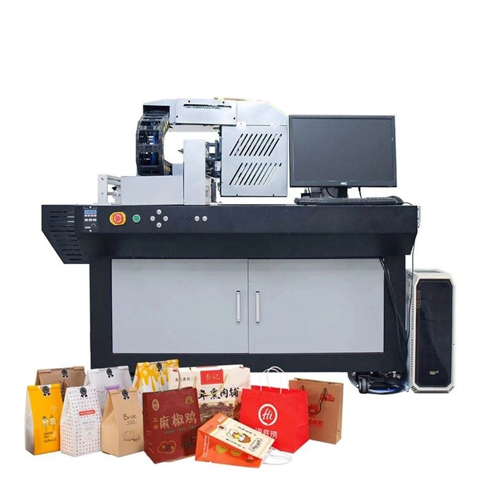 Single Pass Printer Printing Machine for Kraft Paper Bag Corrugated Box Carton
