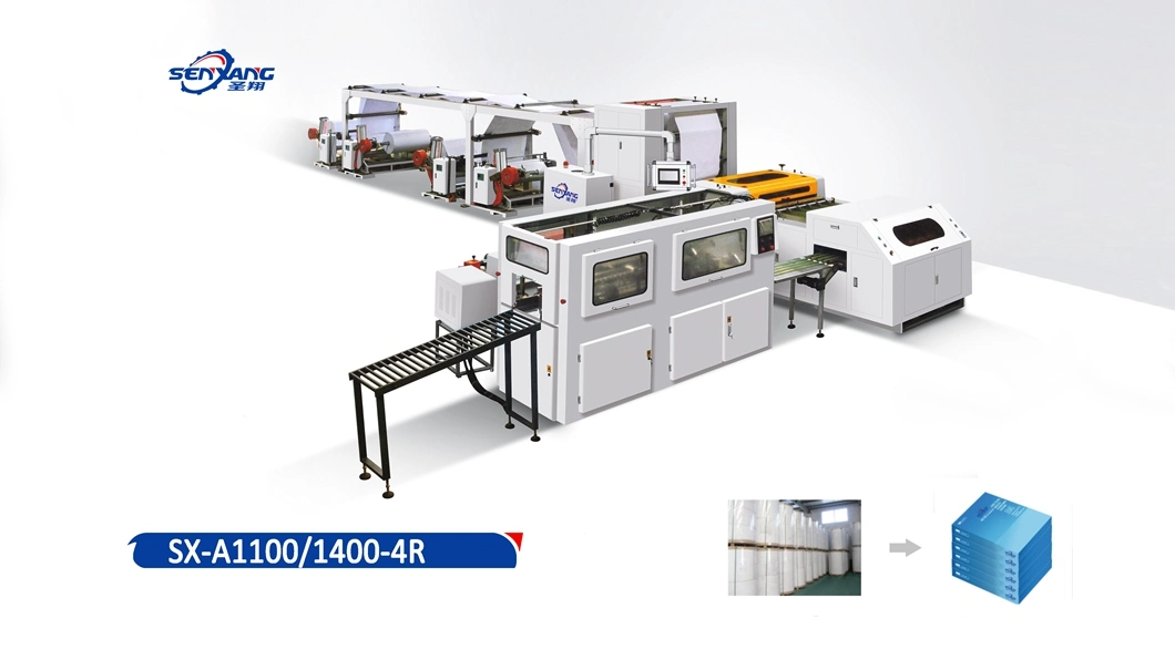 A4 Paper Cutting &amp; Packaging Machine, Automatic Roll Cutter and Packing Machine