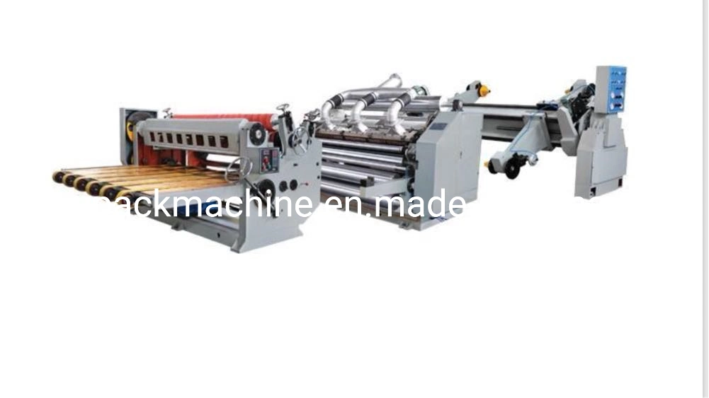 2ply Single Facer Paper Corrugation Carton Box Corrugated Packing Making Production Line Machine