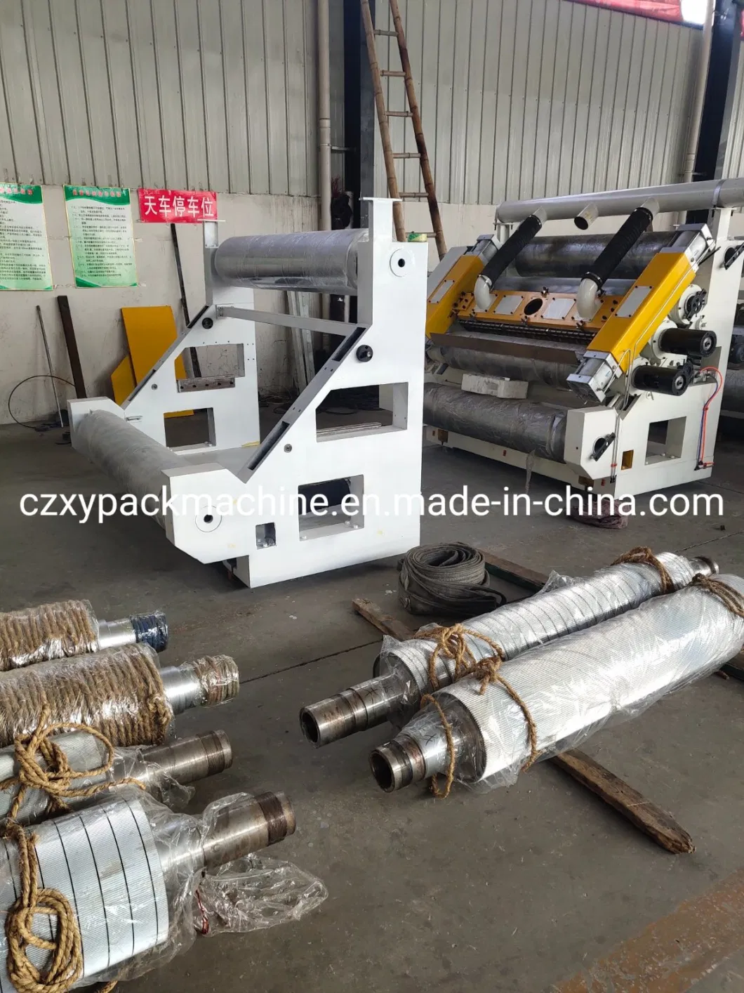 2ply Single Facer Paper Corrugation Carton Box Corrugated Packing Making Production Line Machine