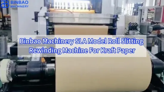 Single Face Corrugated Paper Roll Slitting Rewinding Machine 