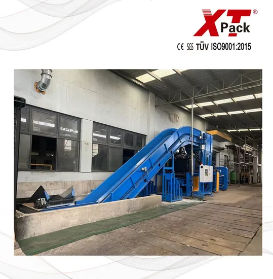 Large Size Hydraulic Automatic Horizontal Baling Press Square Scrap Recycling Waste Paper Plastic Cardboard Film Carton Clothes Metal Box Bottle Baler Machine 