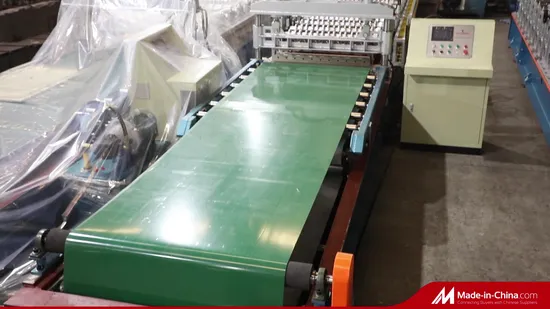 Lifetime Service High Quality Color Steel Metal Corrugated Single Layer Panel Roof Sheet Roll Forming/Making Machine with Flying Cutting 