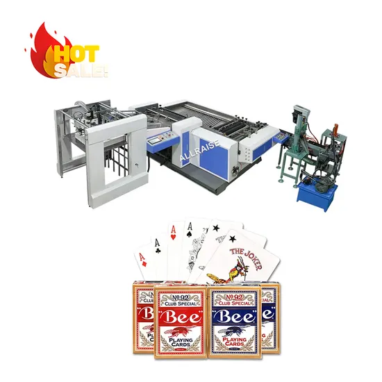 Playing Cards Die Cutting Machine Playing Cards Machine
