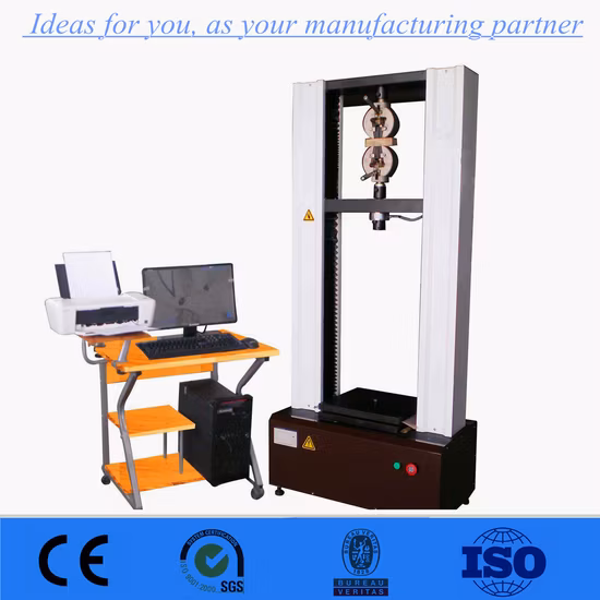 20kn Corrugated Carton Compression Tester and Rubber Tensile Testing Machine