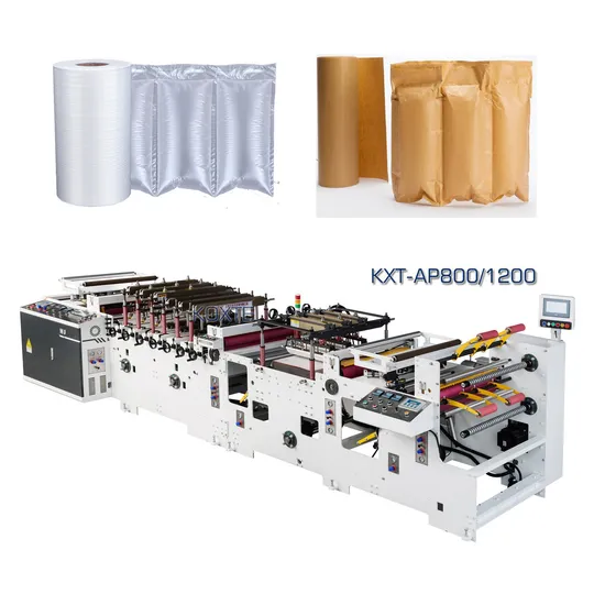 Automatic Paper Air Column/Pillow Bag Film Roll Making Machine 