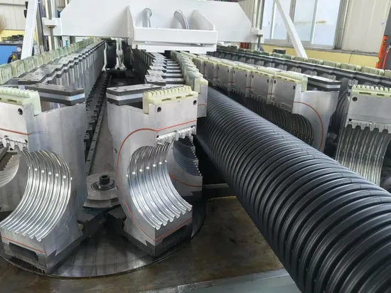 Plastic HDPE PE PVC PP Double Single Wall Corrugated Dwc Pipe Tube Hose Extrusion Production Making Manufacturing Machine 