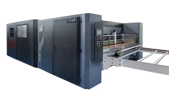 2500 Horizontal Single Pass Corrugated Carton Digital Printing Slotting Machine 