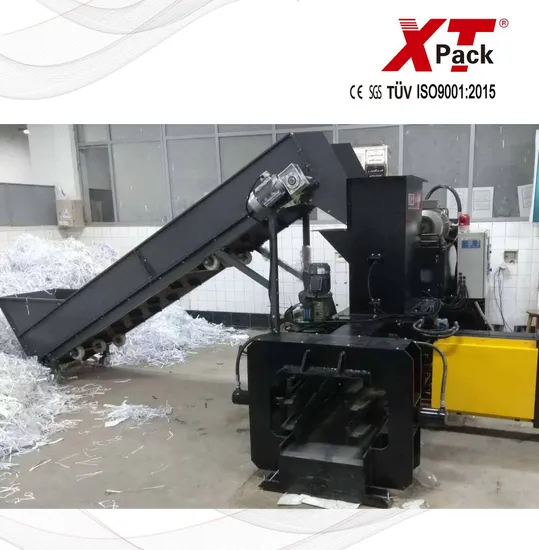 Automatic Baling Machine for Waste Carton Corrugated Cardboard and Plastic Films 
