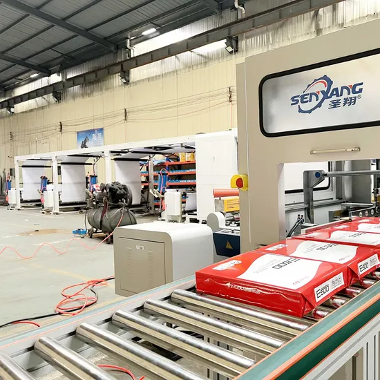A4 Paper Cutting & Packaging Machine, Automatic Roll Cutter and Packing Machine 