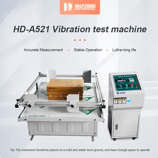 Corrugated Package Transportation Vibration Testing Machine 