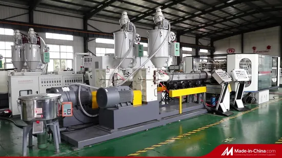 PP HDPE PVC EVA PA Single Wall Double Twin Wall Dwc Corrugated Tube Hose Pipe Culvert Bellows Making Machine for Electric Wire Threading Water Supply Drainage 