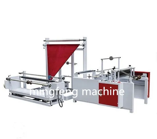 High Speed HDPE LDPE Plastic Film BOPP Roll Folding and Rewinding Machine 